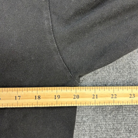 Lacoste Polo Mens Size 5 Black Short Sleeve Shirt Crocodile Logo France Made - Picture 8 of 10